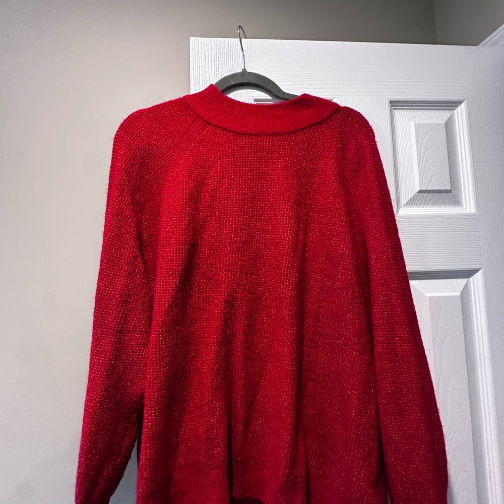 Women's Red Sweater